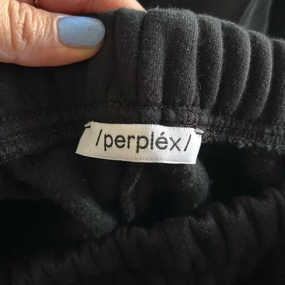 Perplex Black Sweats Size Large - Picture 4 of 4